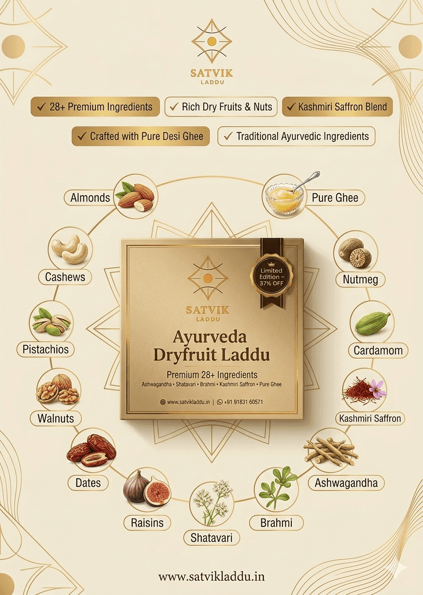 Ayurveda Dryfruit Laddu thumbnail 4