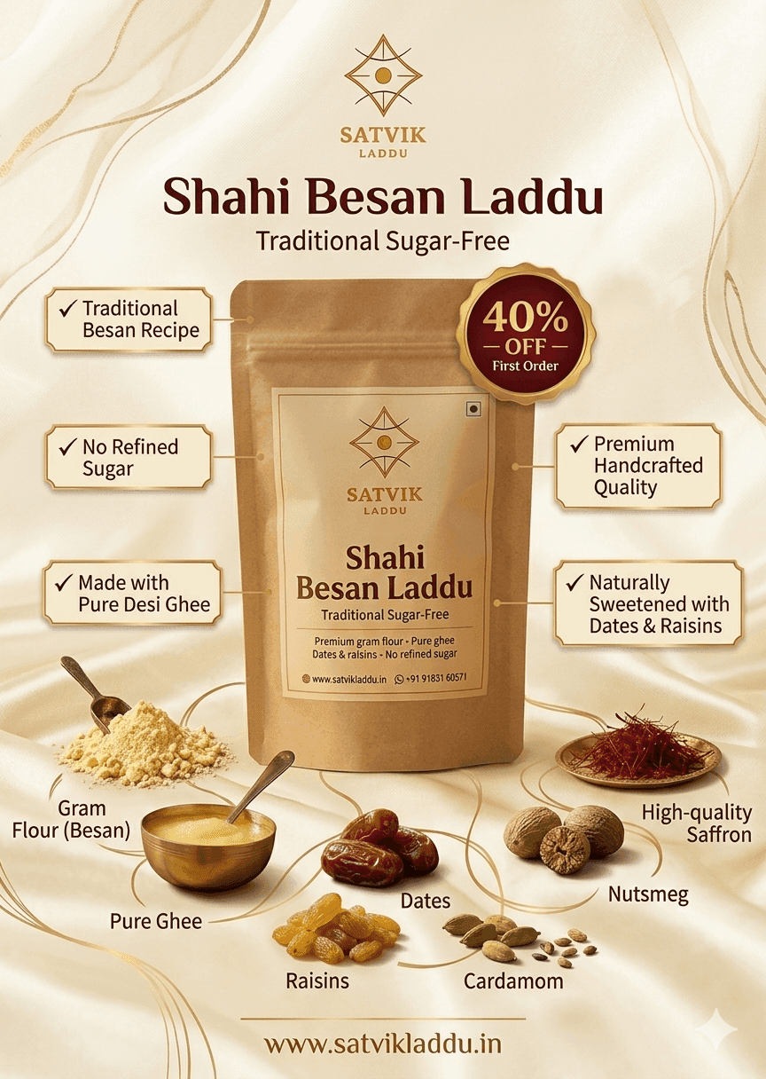 Shahi Besan Laddu thumbnail 3